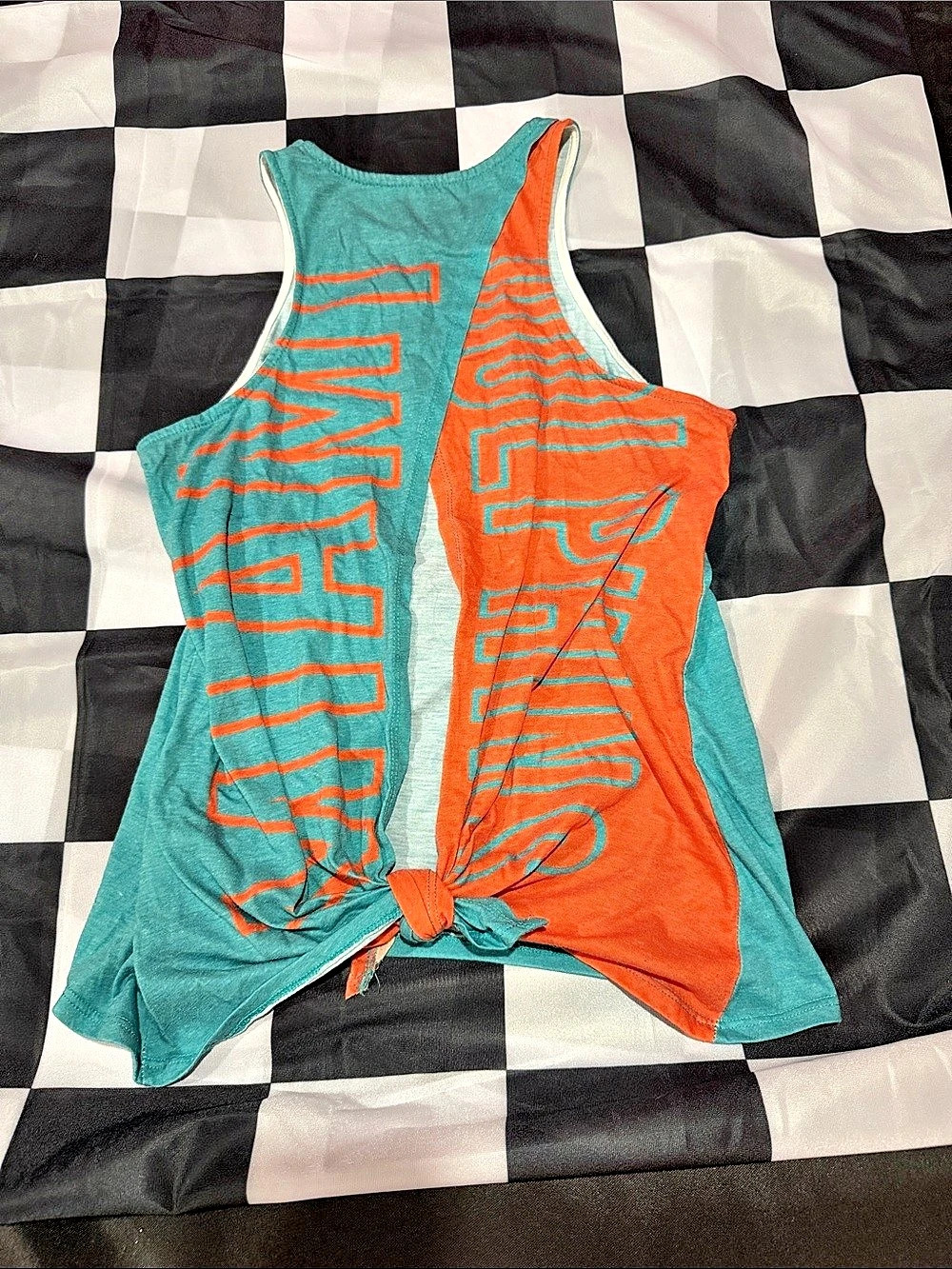NFL Miami Dolphins Team Apparel tank top Graphic Tank Top Size Small - Picture 2 of 5